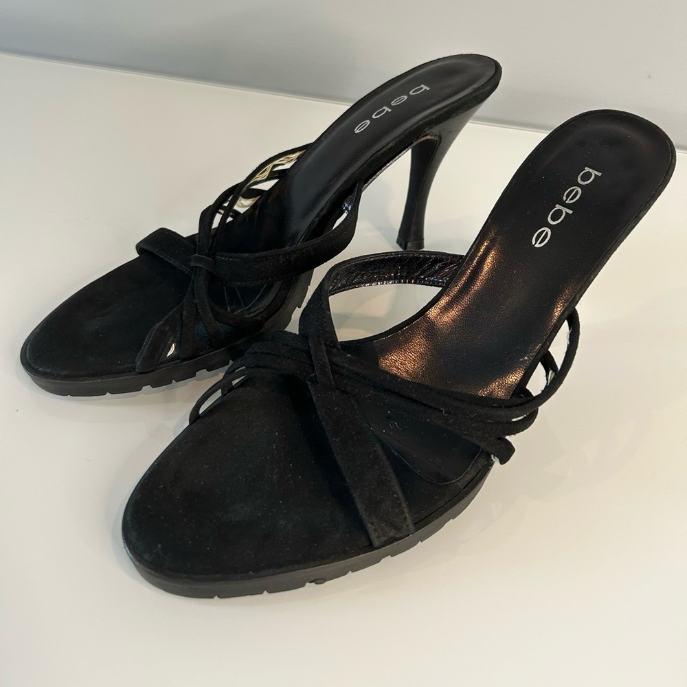 Bebe Black Heels